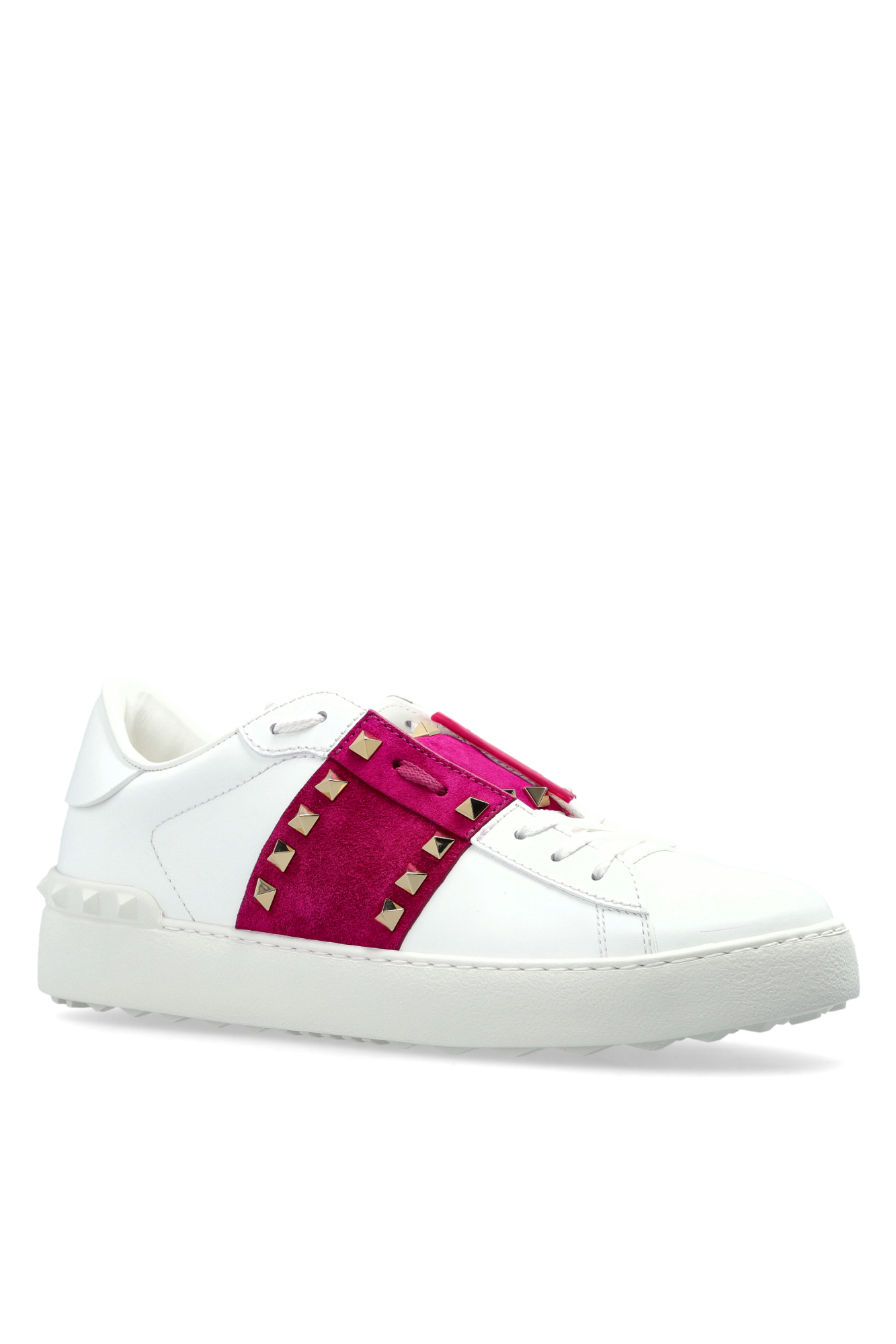 Valentino Garavani Leather sports shoes with studs | Women's | Vitkac
